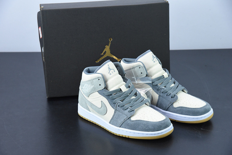 AIR JORDAN 1 MID SE COCONUT MILK PARTICLE GREY DN4281-100