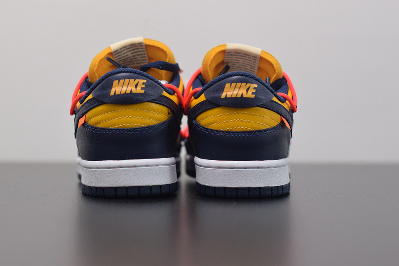 OF NIKE DUNK LOW LEATHER BLUE&YELLOW CT0856-700