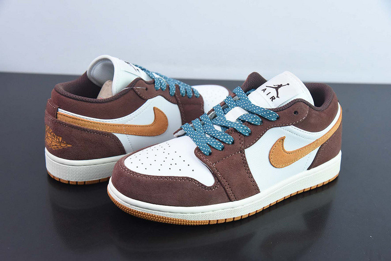 Air Jordan 1 Low GS Cacao Wow Geode Teal FB2216-200