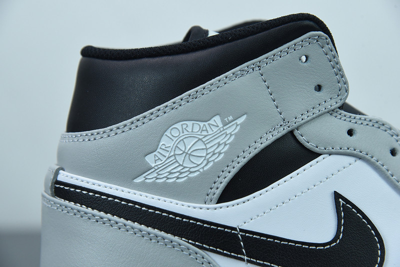AIR JORDAN 1 MID LIGHT SMOKE GREY 554724-078