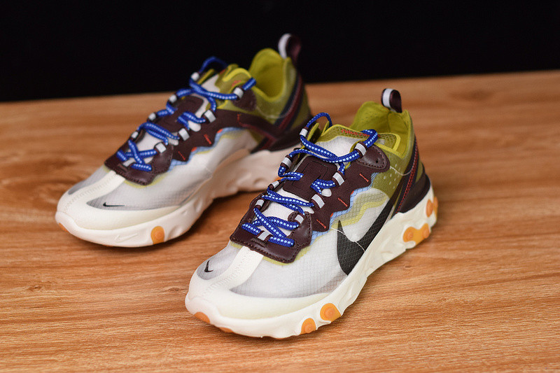 NIKE REACT ELEMENT 87 MOSS AQ1090-300