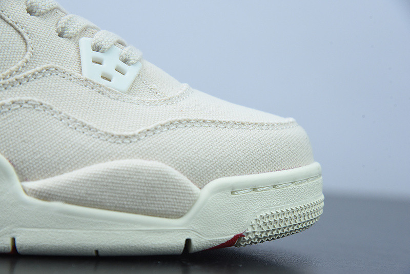 AIR JORDAN 4 CANVAS SAIL CEMENT GREY DQ4909-100