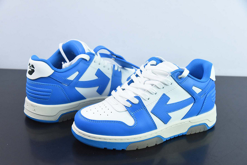 OF™ C/O VIRGIL ABLOH OUT OF OFFICE LOW-TOP LEATHER SNEAKERS ‘OOO“