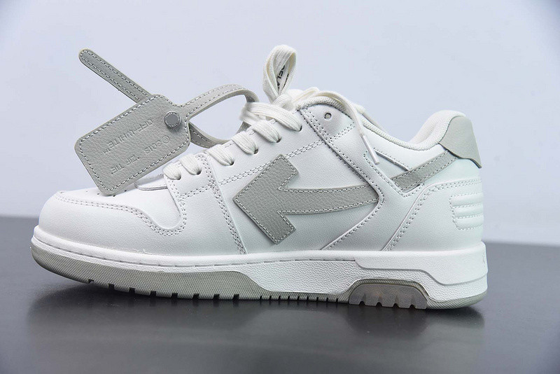 OF™ C/O VIRGIL ABLOH OUT OF OFFICE LOW-TOP LEATHER SNEAKERS ‘OOO“