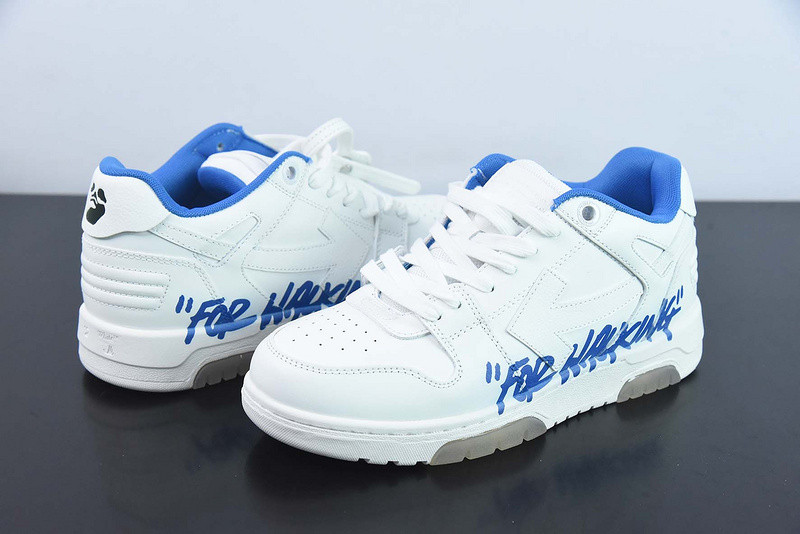 OF™ C/O VIRGIL ABLOH OUT OF OFFICE LOW-TOP LEATHER SNEAKERS ‘OOO“