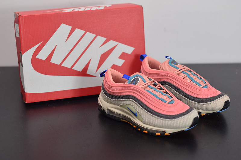 NIKE AIR MAX 97 “CORDUROY PACK”  WHITE/PINK  CQ7512-462