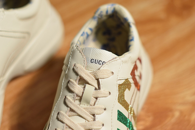 GUC RHYTON VINTAGE TRAINER SNEAKER 524990 DRW00 9022