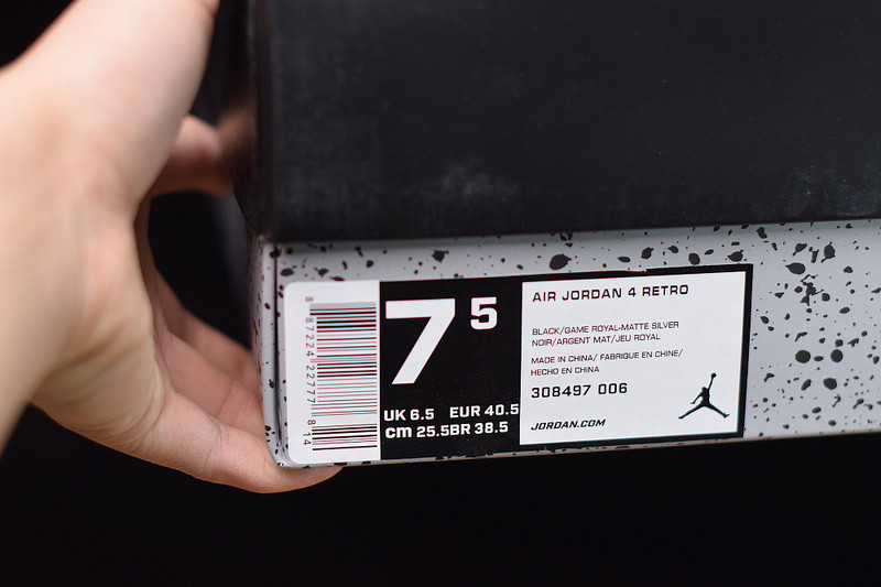 AIR JORDAN 4 RETRO "ALTERNATE" 308497-006