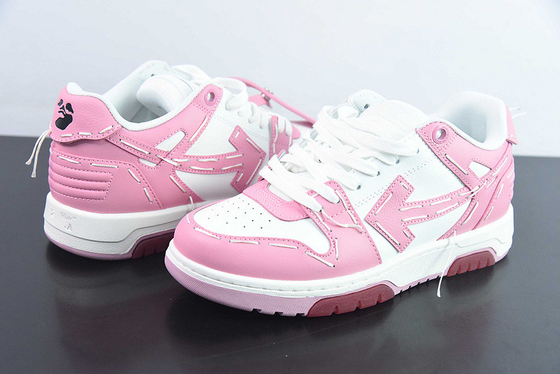 OF™ C/O VIRGIL ABLOH OUT OF OFFICE LOW-TOP LEATHER SNEAKERS ‘OOO“