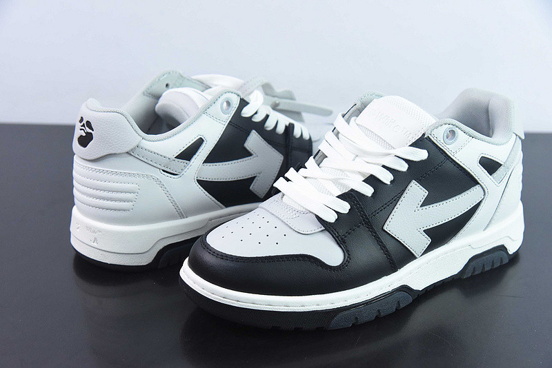 OF™ C/O VIRGIL ABLOH OUT OF OFFICE LOW-TOP LEATHER SNEAKERS ‘OOO“