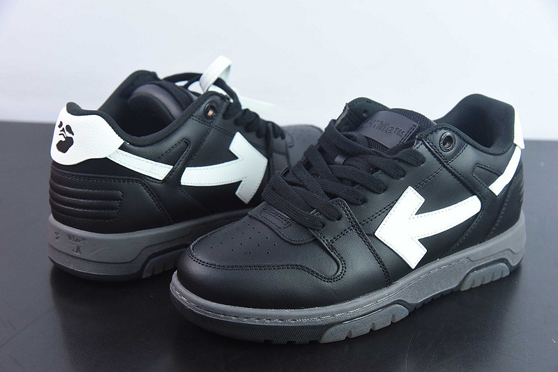 OF™ C/O VIRGIL ABLOH OUT OF OFFICE LOW-TOP LEATHER SNEAKERS ‘OOO“