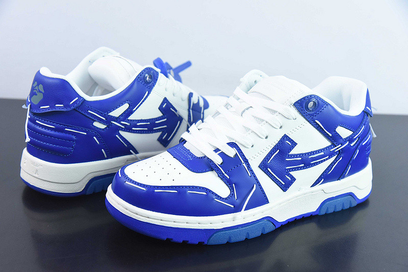 OF™ C/O VIRGIL ABLOH OUT OF OFFICE LOW-TOP LEATHER SNEAKERS ‘OOO“
