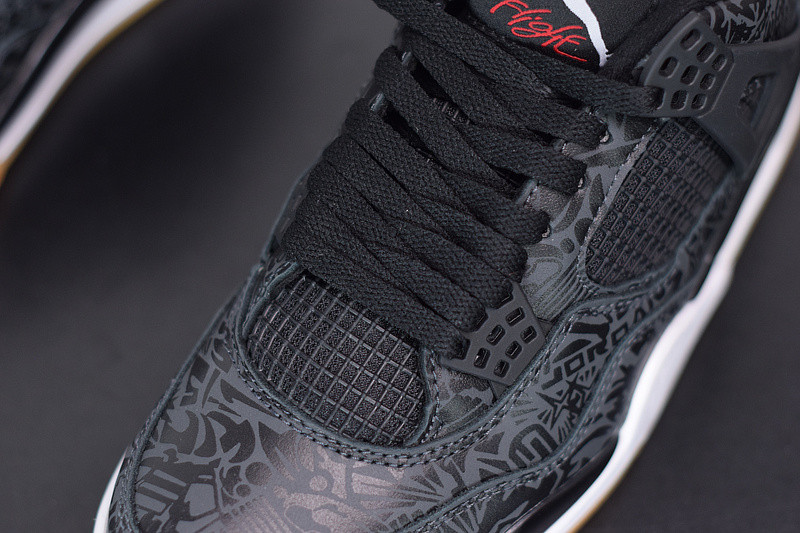 AIR JORDAN 4 RETRO LASER BLACK GUM CI1184-001