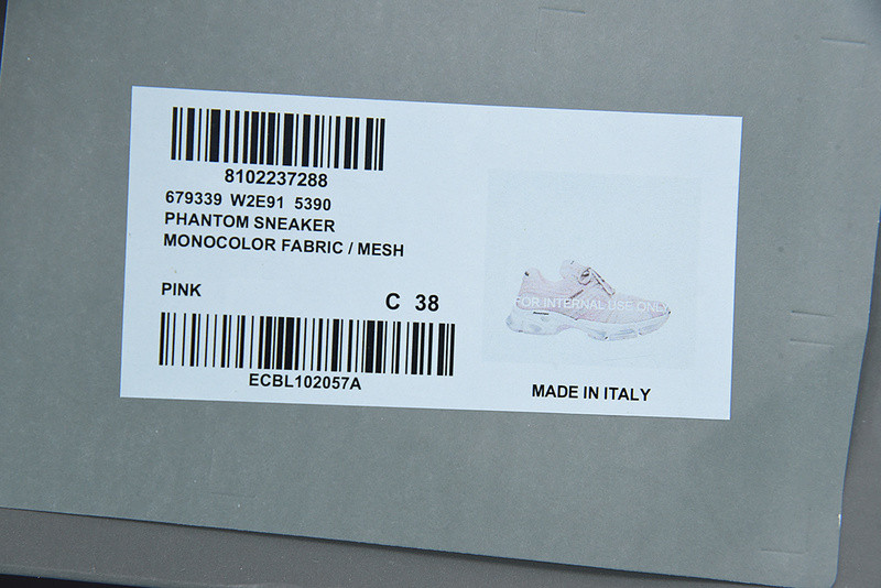 BC PHANTOM SNEAKER MONOCOLOR FABRIC/ MESH 679339 W2E91 5390