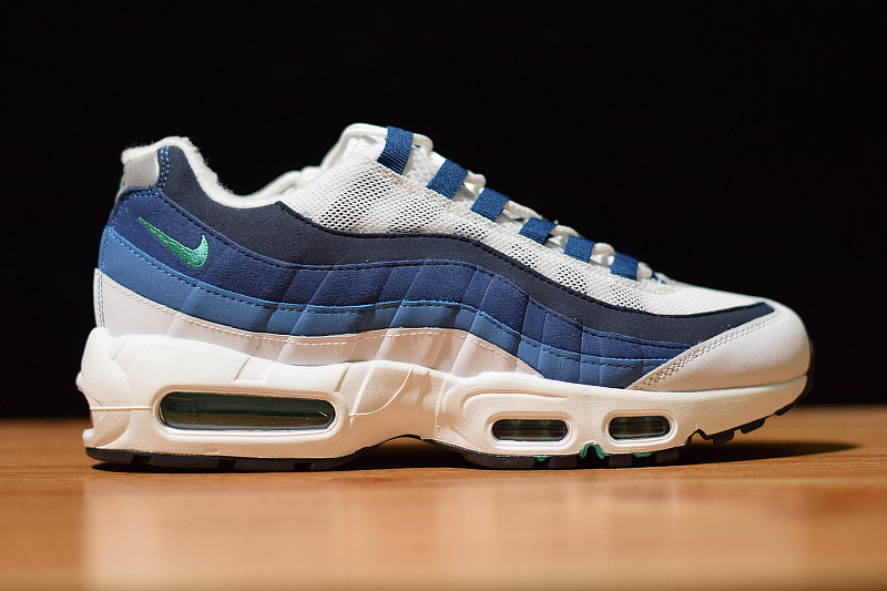 NIKE AIR MAX 95 WHITE SLATE BLUE 554970-131