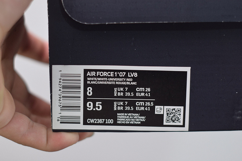 NIKE AIR FORCE 1 LOW NBA PARIS CW2367-100