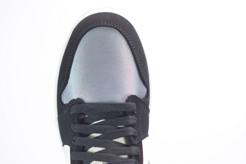 AIR JORDAN 1 MID SATIN GREY TOE 852542-011