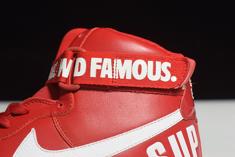 NIKE AIR FORCE 1 HIGH Supreme SP "Supreme" RED 698696-610