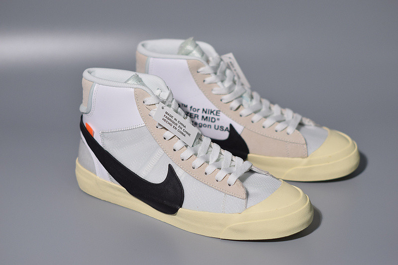 NIKE OF BLAZER MID THE TEN 10 VIRGIL ABLOH AA3832-100