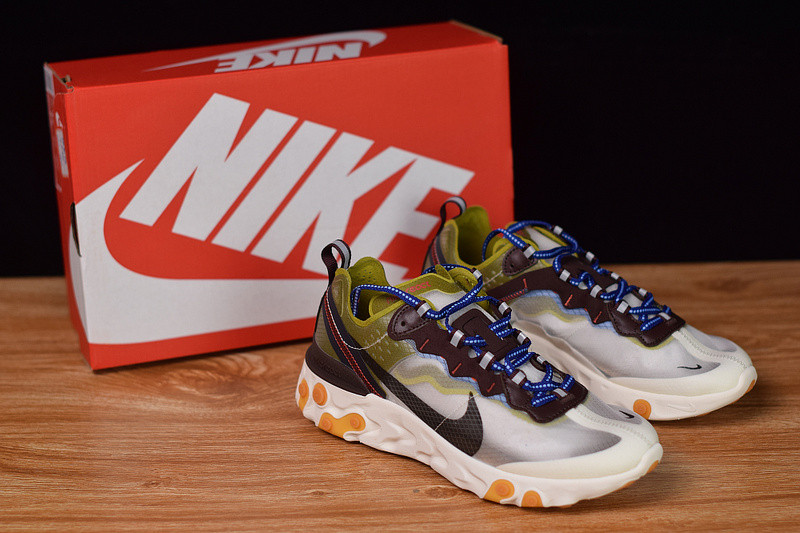 NIKE REACT ELEMENT 87 MOSS AQ1090-300