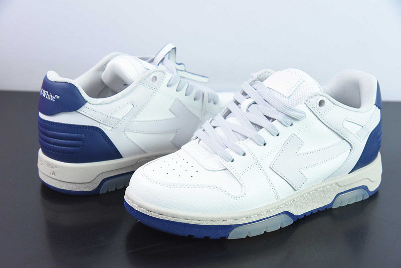 OF™ C/O VIRGIL ABLOH OUT OF OFFICE LOW-TOP LEATHER SNEAKERS ‘OOO“