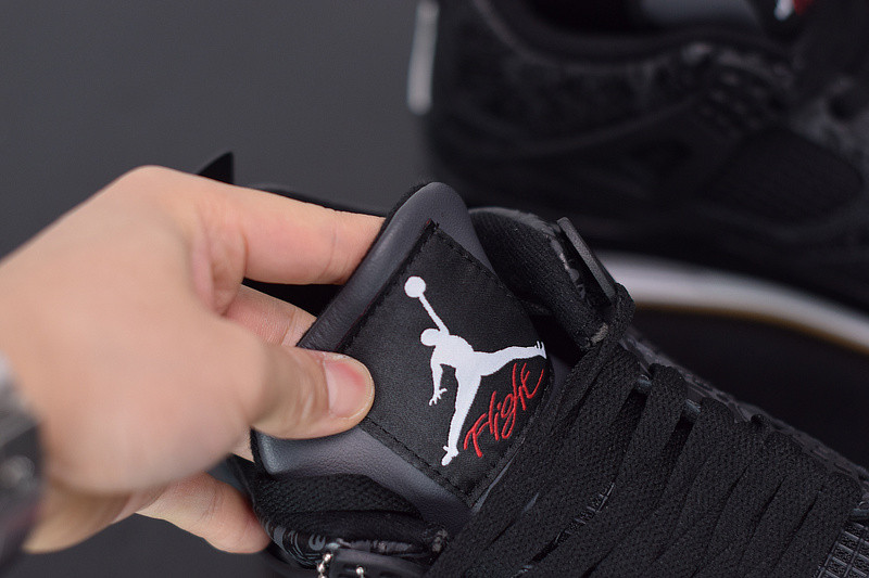 AIR JORDAN 4 RETRO LASER BLACK GUM CI1184-001
