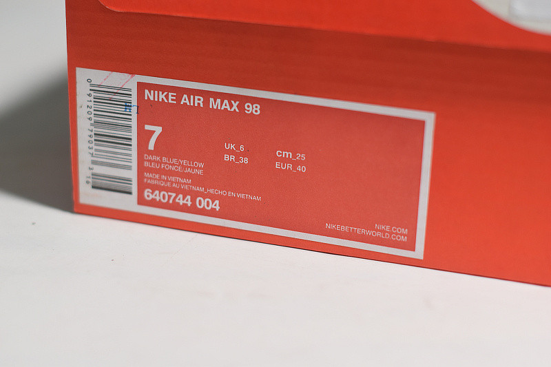 NIKE AIR MAX 98 NAVY BLUE 640744-004