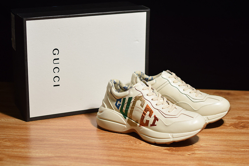 GUC RHYTON VINTAGE TRAINER SNEAKER 524990 DRW00 9022