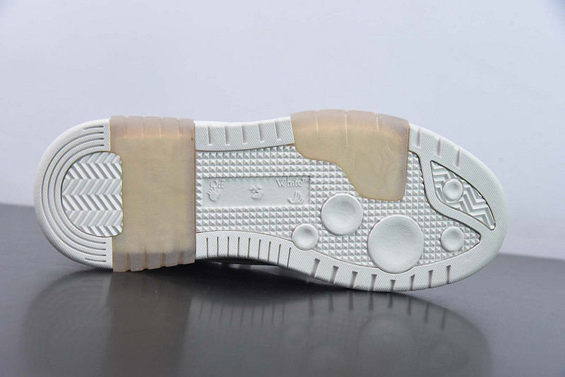 OF™ C/O VIRGIL ABLOH OUT OF OFFICE LOW-TOP LEATHER SNEAKERS ‘OOO“