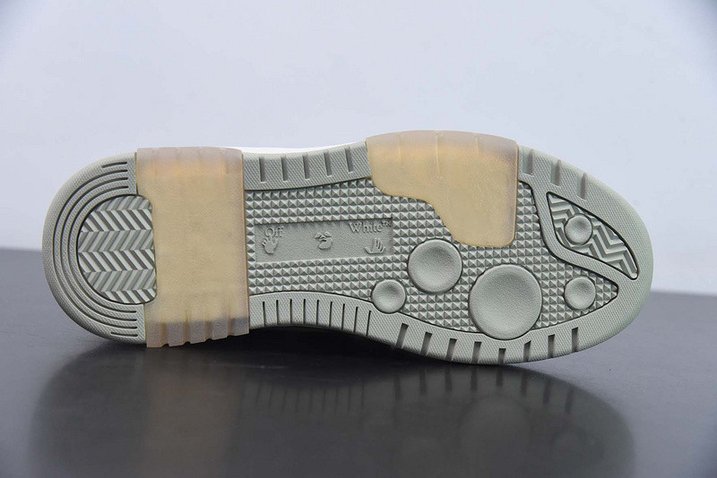 OF™ C/O VIRGIL ABLOH OUT OF OFFICE LOW-TOP LEATHER SNEAKERS ‘OOO“