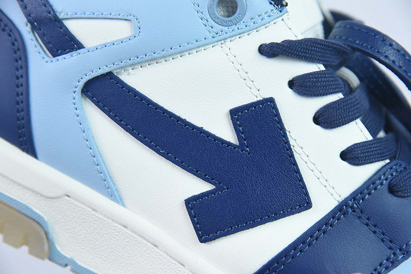 OF™ C/O VIRGIL ABLOH OUT OF OFFICE LOW-TOP LEATHER SNEAKERS ‘OOO“