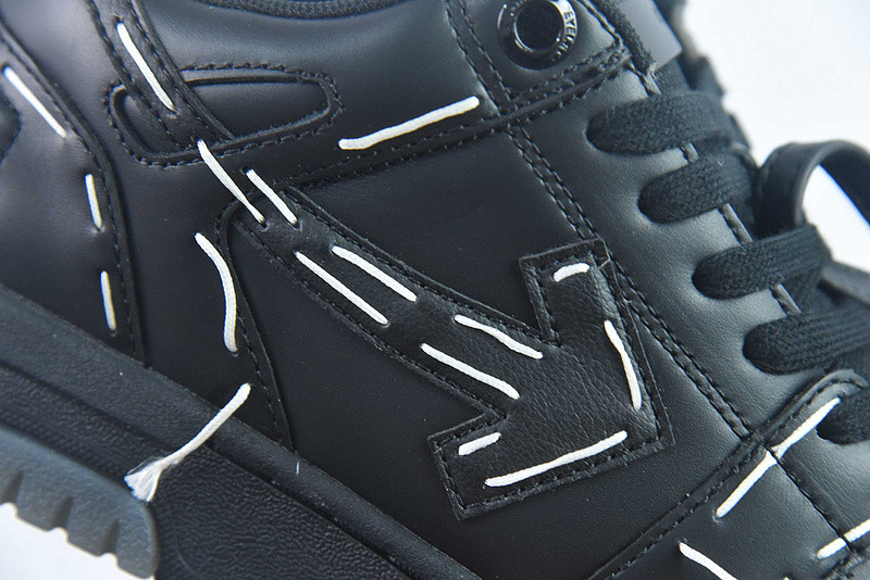 OF™ C/O VIRGIL ABLOH OUT OF OFFICE LOW-TOP LEATHER SNEAKERS ‘OOO“