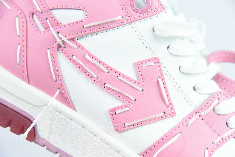 OF™ C/O VIRGIL ABLOH OUT OF OFFICE LOW-TOP LEATHER SNEAKERS ‘OOO“