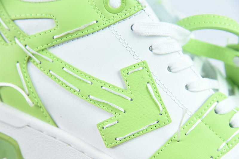 OF™ C/O VIRGIL ABLOH OUT OF OFFICE LOW-TOP LEATHER SNEAKERS ‘OOO“