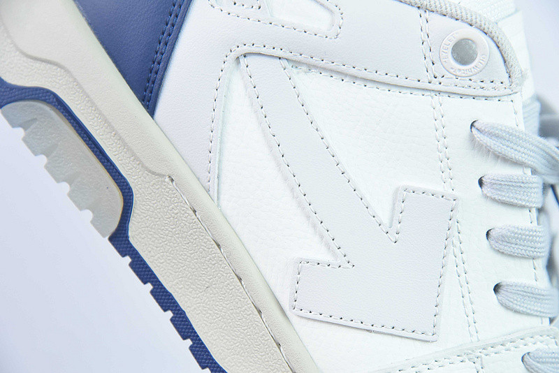 OF™ C/O VIRGIL ABLOH OUT OF OFFICE LOW-TOP LEATHER SNEAKERS ‘OOO“