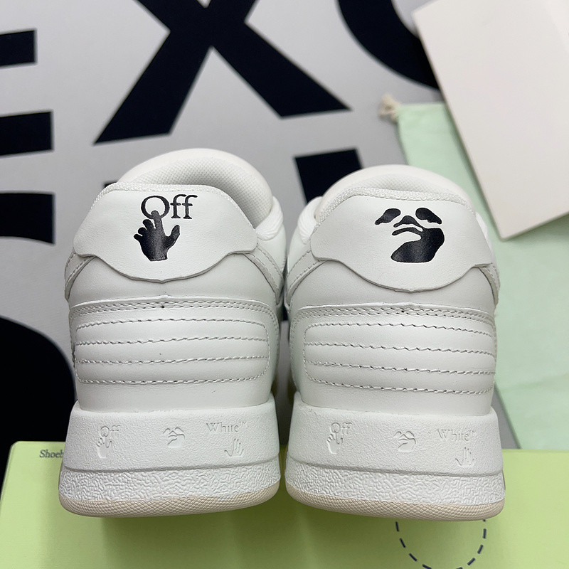 OF™ C/O VIRGIL ABLOH OUT OF OFFICE LOW-TOP LEATHER SNEAKERS ‘OOO“