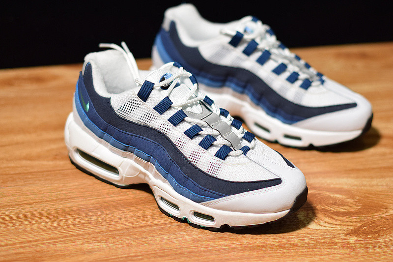NIKE AIR MAX 95 WHITE SLATE BLUE 554970-131