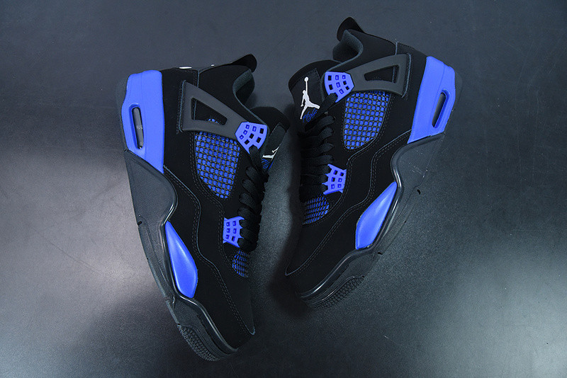 AIR JORDAN 4 RETRO BLACK GAME ROYAL CT8527-018