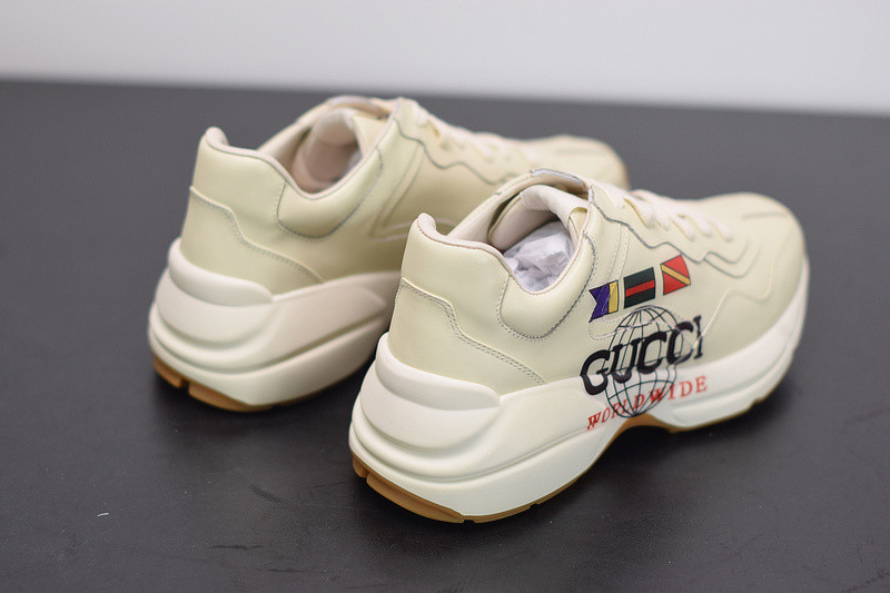 GUC RHYTON VINTAGE TRAINER SNEAKER 498916 A9L00 9520