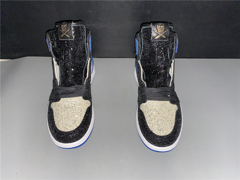 AIR JORDAN 1 X FRAGMENT DESIGN  “GLITTER” CK5566-400