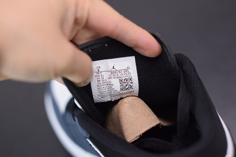 AIR JORDAN 1 LOW RETRO NAVY MIDNIGHT WHITE BLACK 309192-101