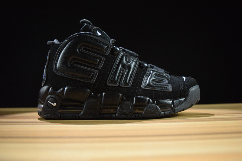 NIKE AIR MORE UPTEMPO "Supreme" BLACK 515962-001