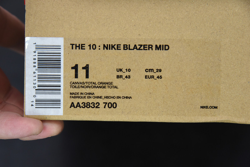 NIKE OF BLAZER MID "ALL HALLOWS EVE" AA3832-700