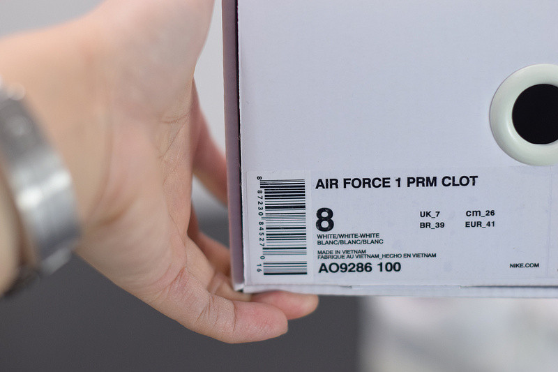 CLOT NIKE AIR FORCE 1 PREMIUM AO9286-100