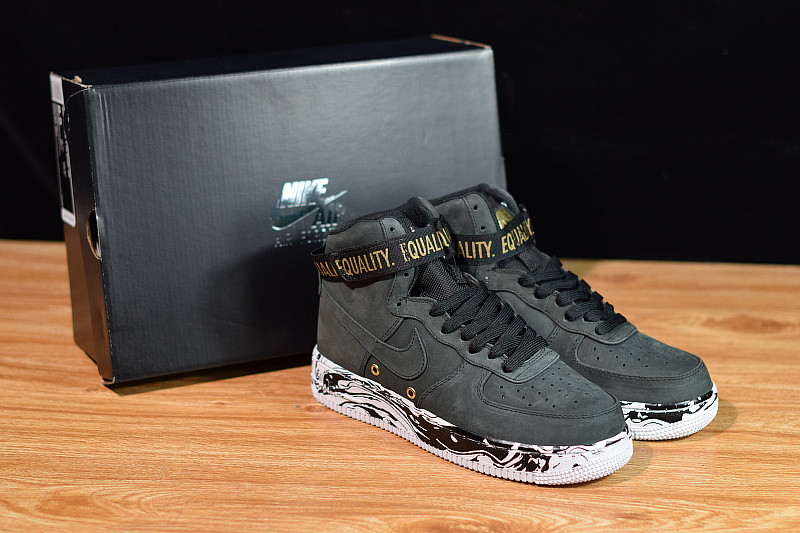 NIKE AIR FORCE 1 HI BHM QS "BLACK HISTORY MONTH" 920787-001