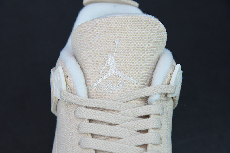AIR JORDAN 4 CANVAS SAIL CEMENT GREY DQ4909-100