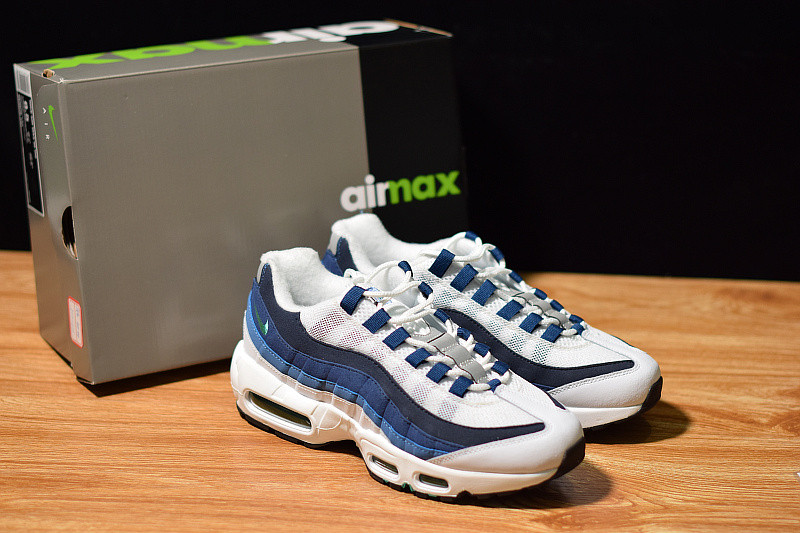 NIKE AIR MAX 95 WHITE SLATE BLUE 554970-131