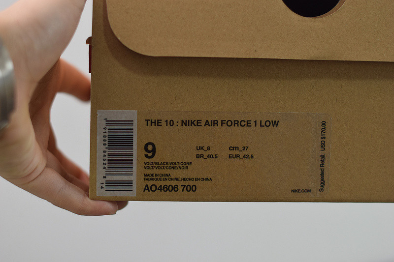 NIKE AIR FORCE 1 LOW "OF" AO4606-700