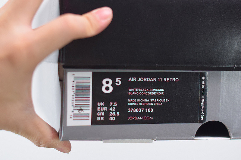 2018 AIR JORDAN 11 CONCORD 378037-100