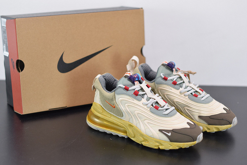 TRAVIS SCOTT’S NIKE AIR MAX 270 REACT “CACTUS TRAILS” CT2864-200